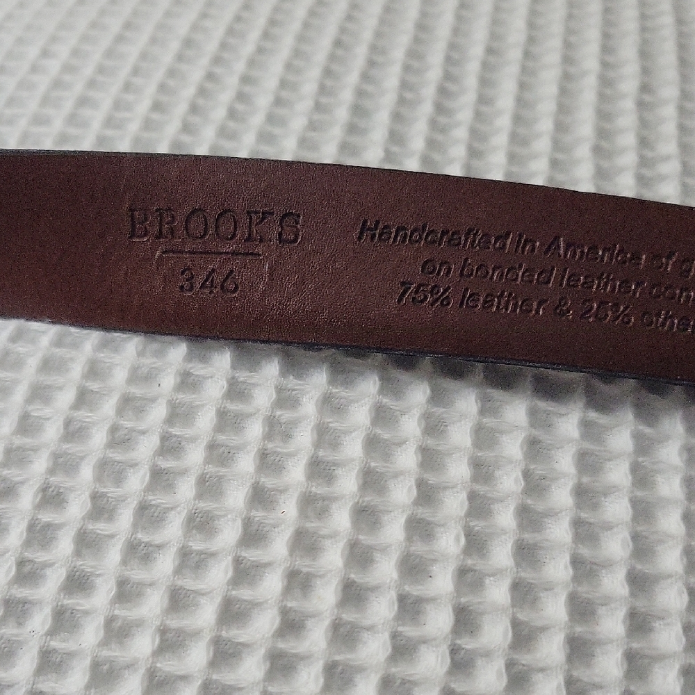 Brooks Men's Rich Brown Leather Belt Bag
